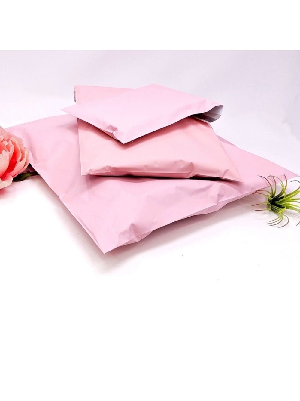 50 6X9 Poly Mailers Pale Pink Shipping Envelopes PRICE IS FIRM - Picture 4 of 4